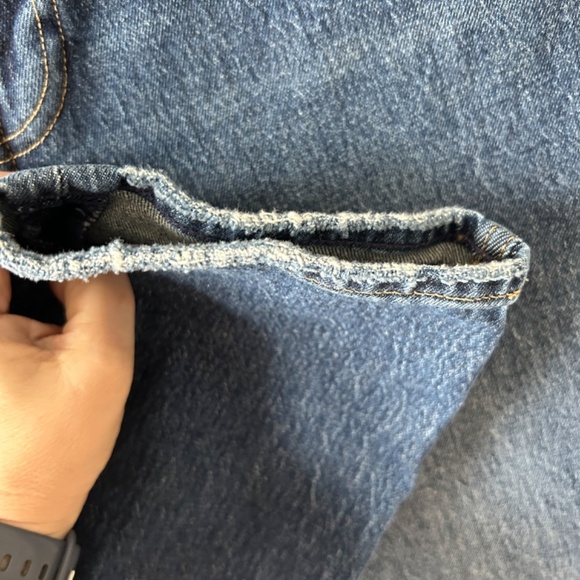 GAP Women's Mom High Rise Denim Jeans Size 10 Tall Tapered Leg Medium Wash - Picture 5 of 15